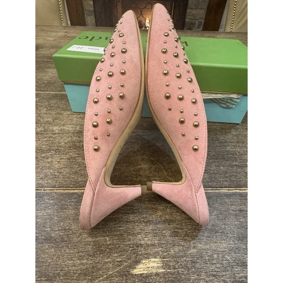 Kate Spade  New York Women's Surie Mules Parisian Pink Slides Size 6. Studded - Picture 7 of 11